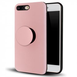 iPhone 8 / 7 Pop Up Grip Stand Hybrid Case (Rose Gold)